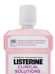 Listerine Clinical Solutions Gum Health top half of bottle