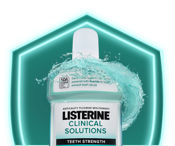 Listerine Clinical Solutions Breath Defense mouthwash